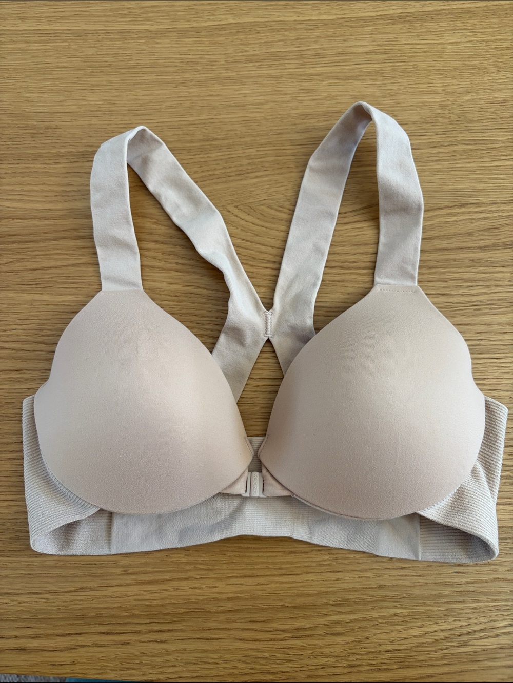 SPANX Bra-lleljua racer back front clasp bra 32B